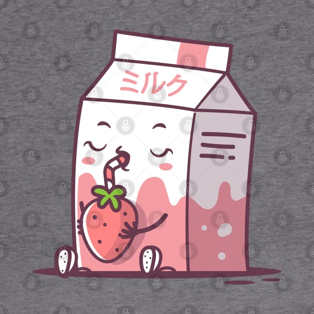 Strawberry Milk Kawaii by zoljo